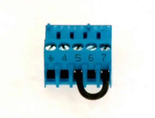 BOSCH-Anschlussklemme5-pol-blau-SG-Abgassperrk-63036370 gallery number 1